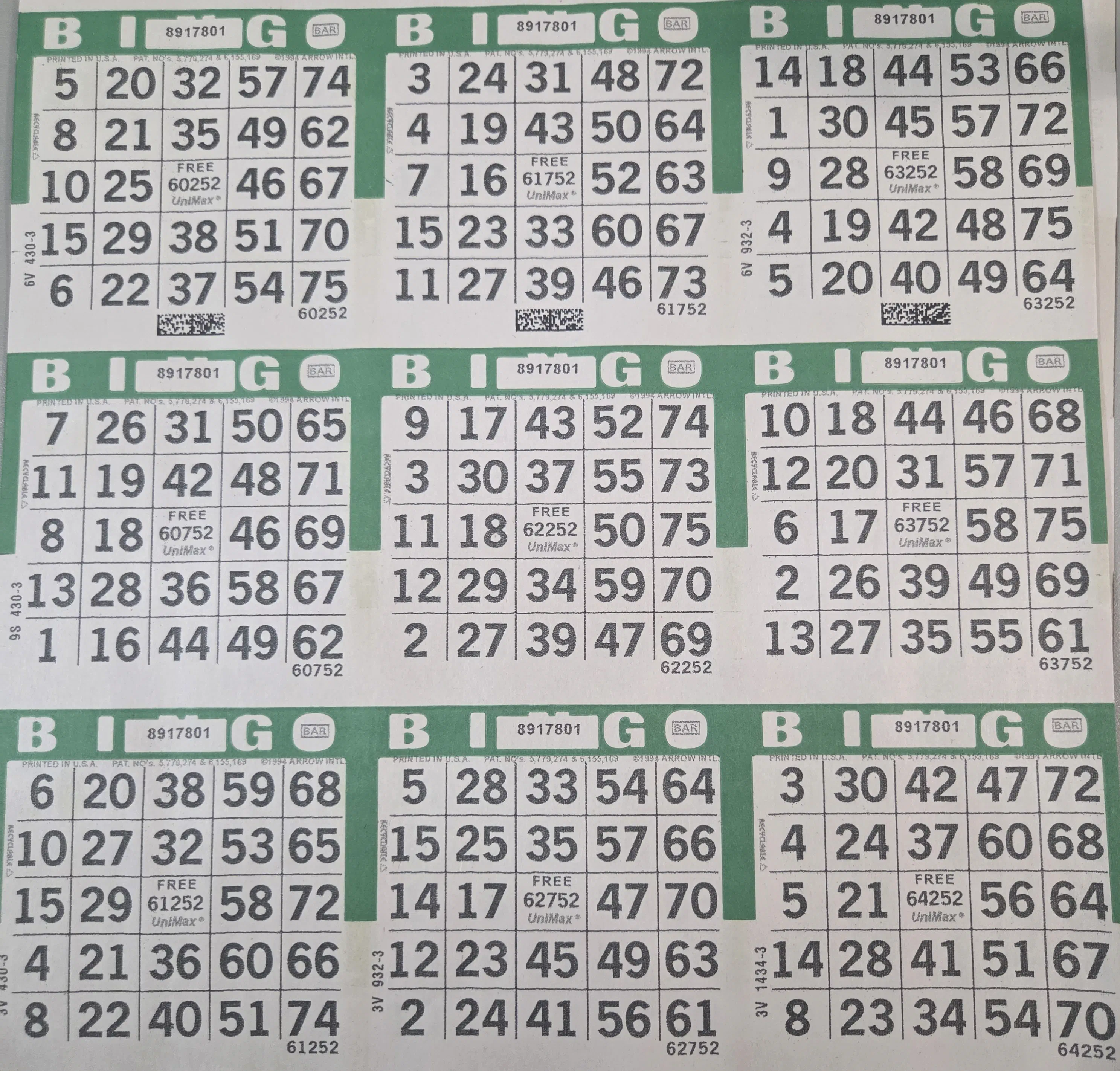 3rd round Green