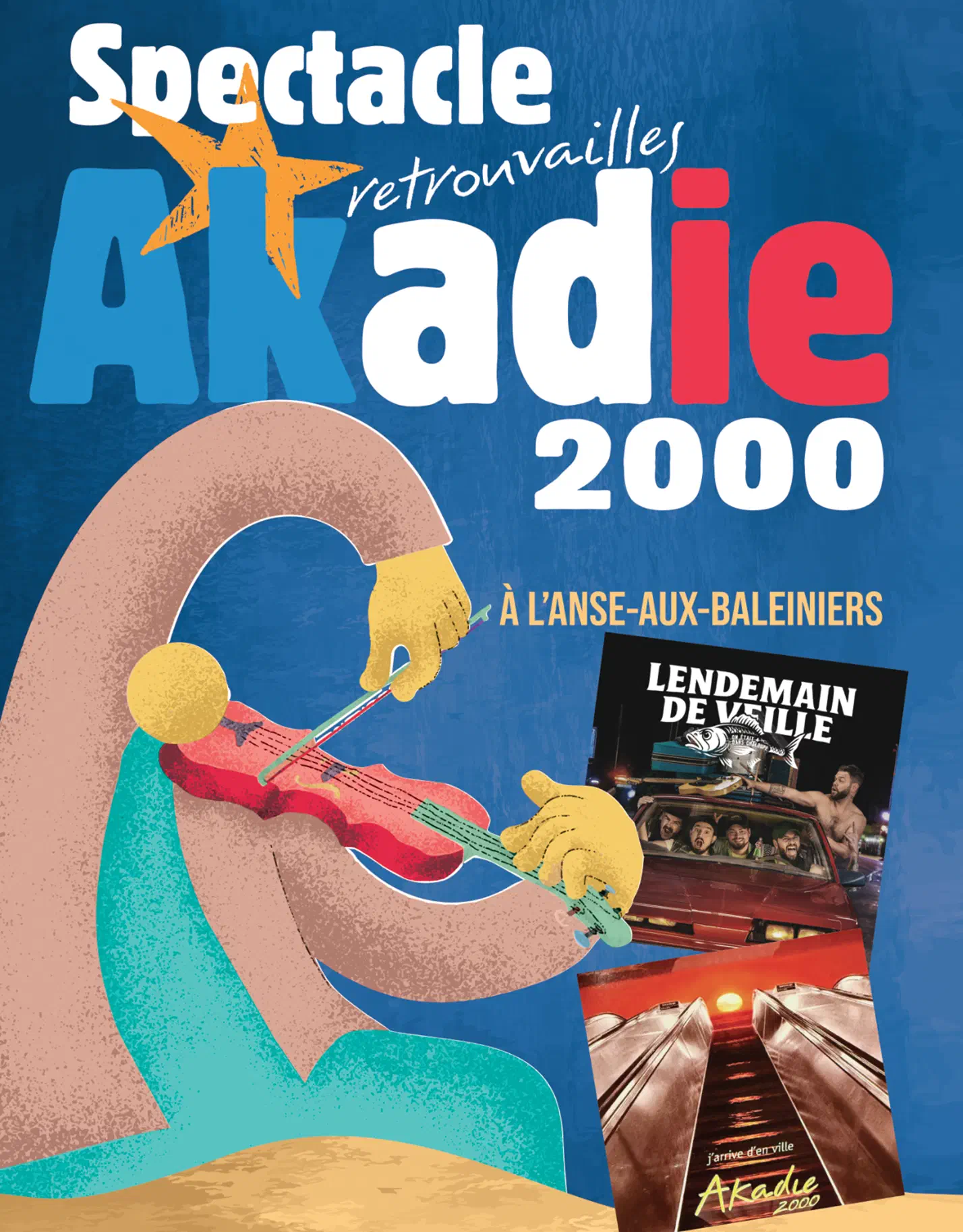 Spectacle retrouvailles Akadie 2000
